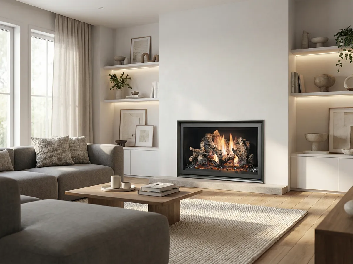 564 TRV 25K Clean Face Deluxe GSR2 Gas Fireplace - hero