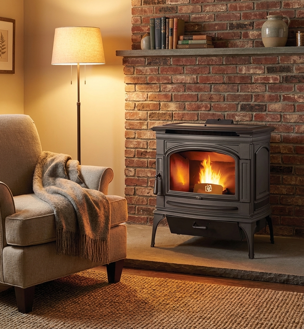 Deerfield Pellet Stove by Lopi – Front View