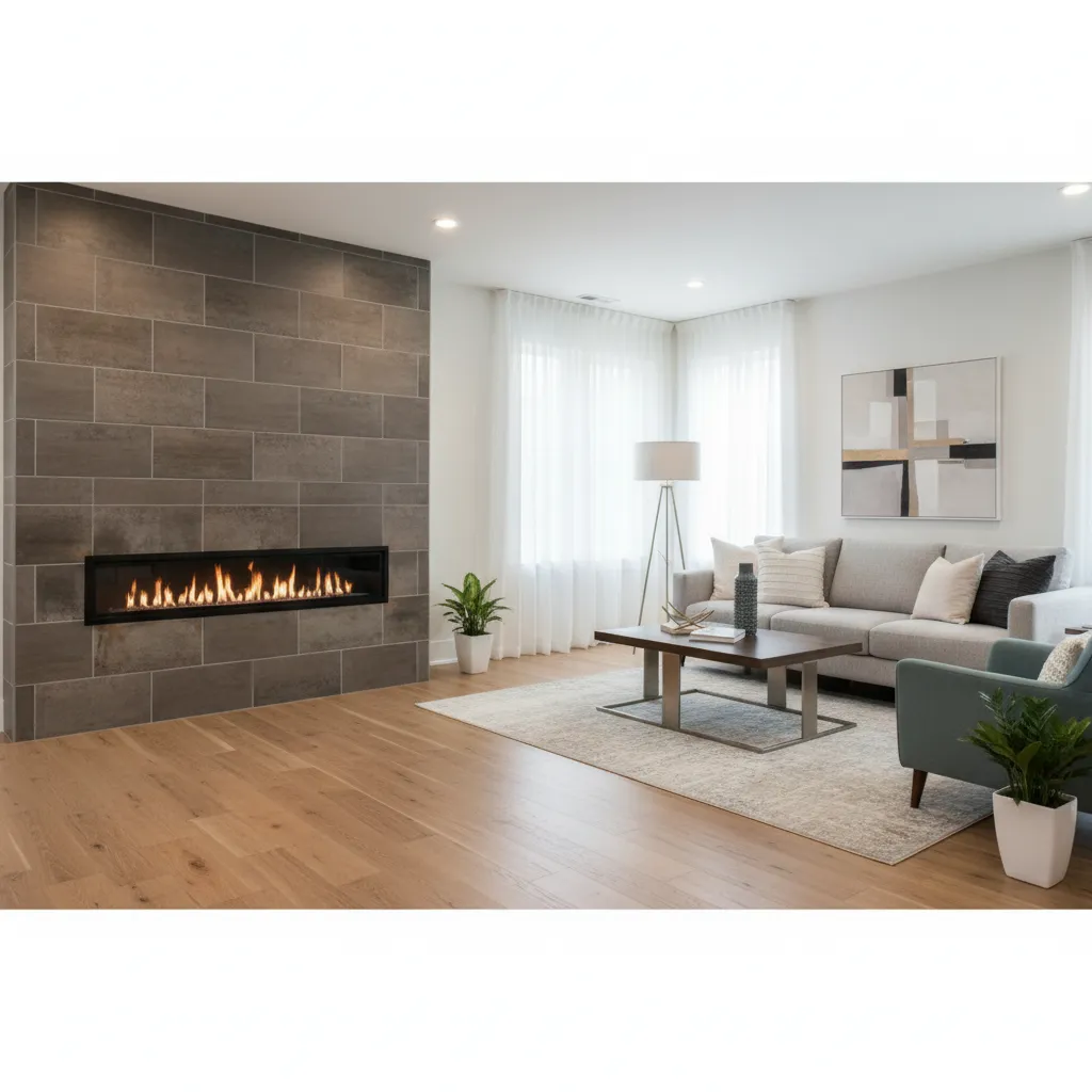 Boulevard DVLL72 Contemporary Linear Direct Vent Gas Fireplace - hero