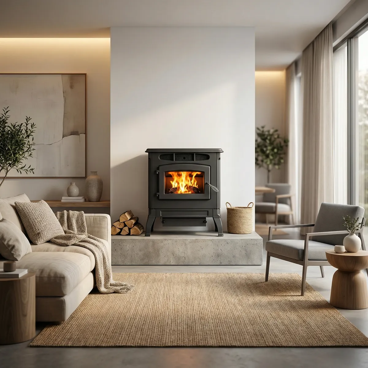 Breckwell Classic Cast SPC4000 Pellet Stove - hero