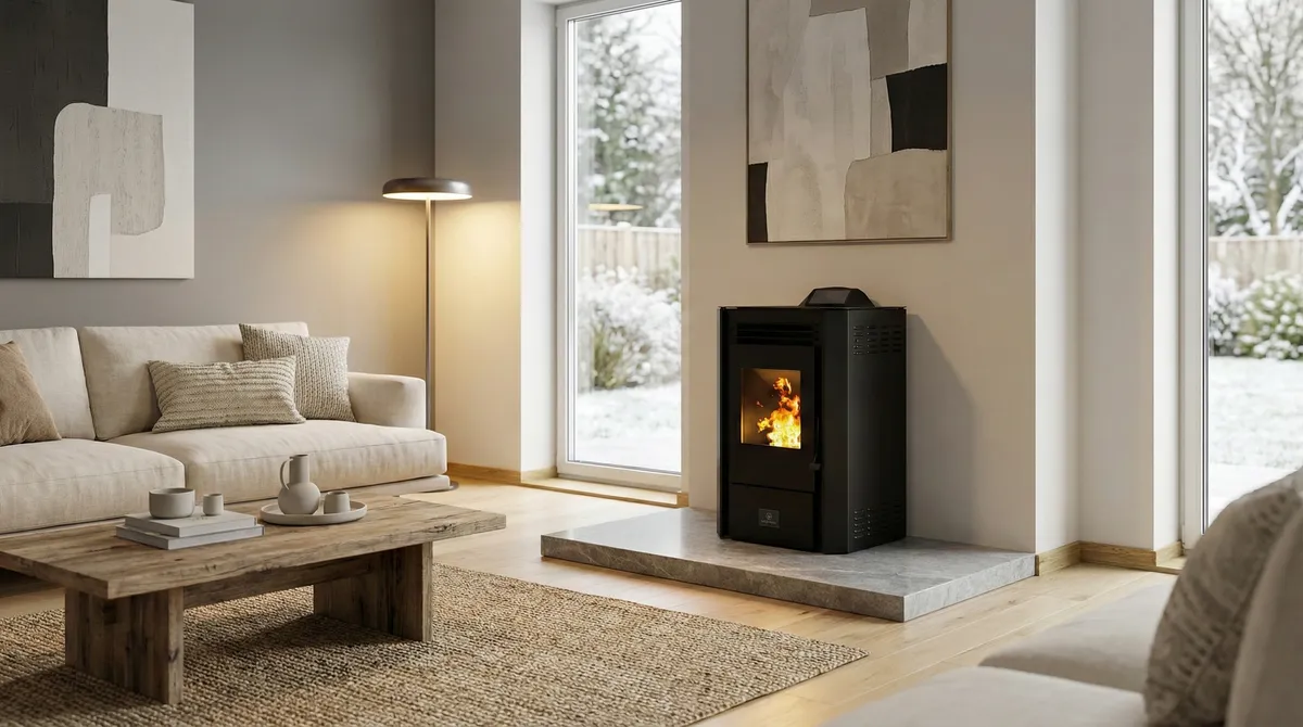 Breckwell Little E SP500 Pellet Stove - hero