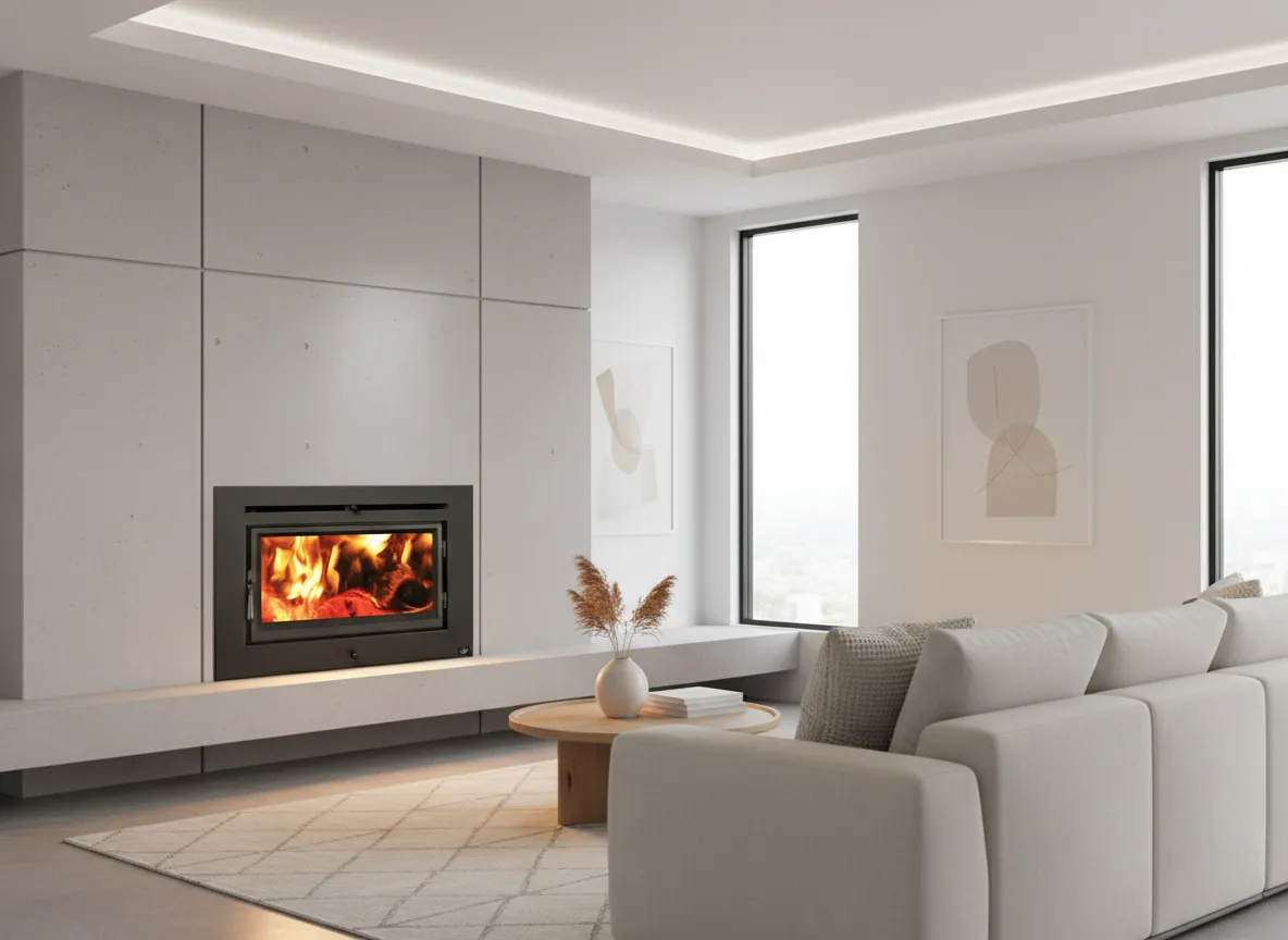 Fireplace Xtrordinair Medium Flush Wood NexGen Hybrid Insert – Rectangle - hero