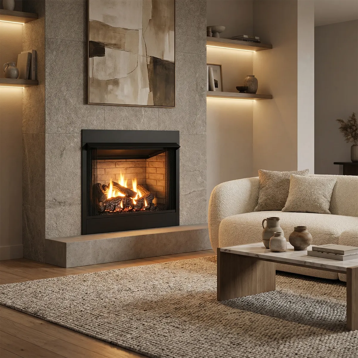 Jefferson Deluxe VFD36 Vent-Free Gas Firebox - hero