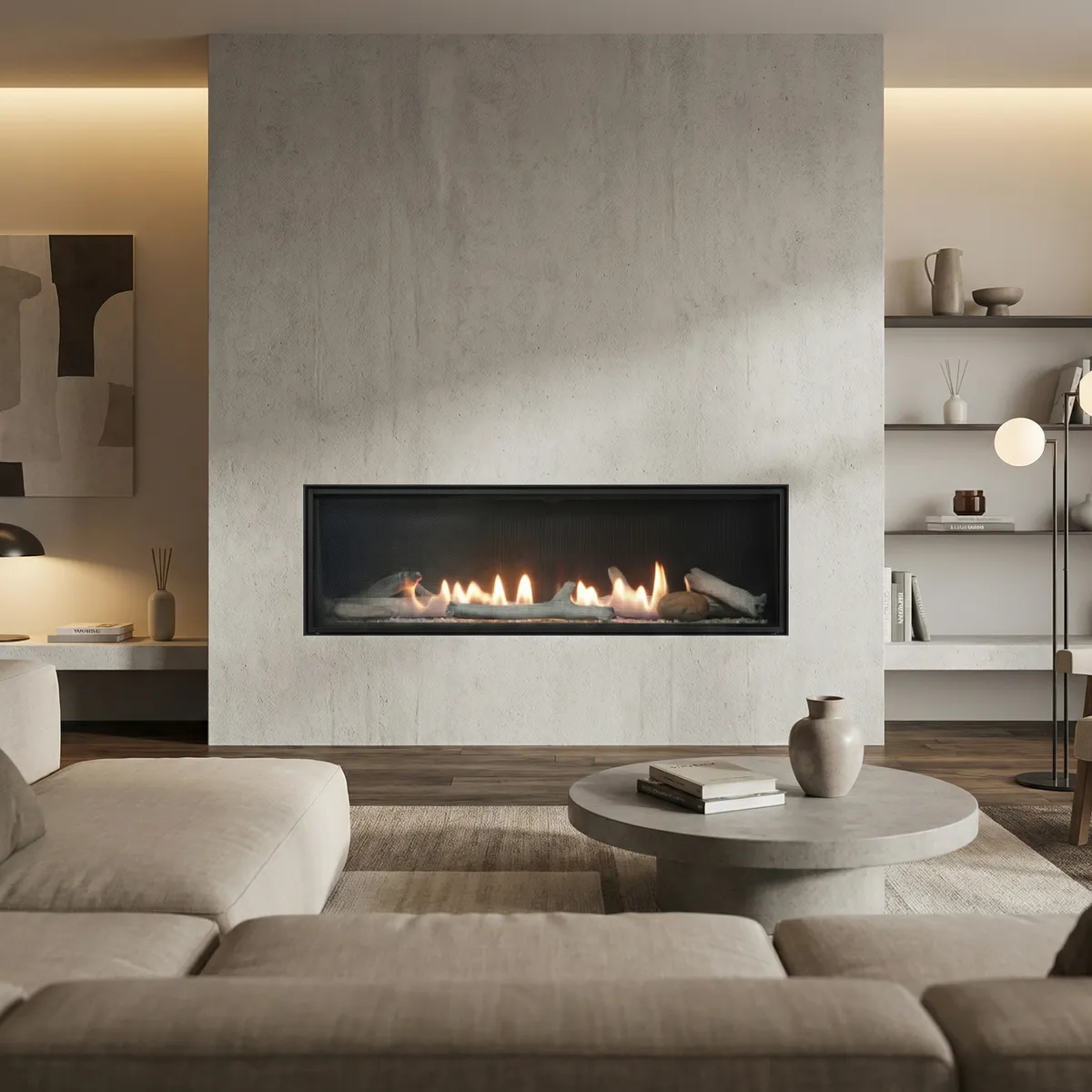 Loft DVL46 Linear Direct Vent Gas Fireplace - hero