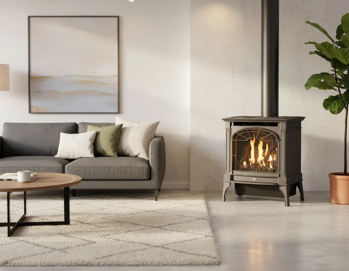 Lopi Berkshire Millivolt Gas Stove - hero