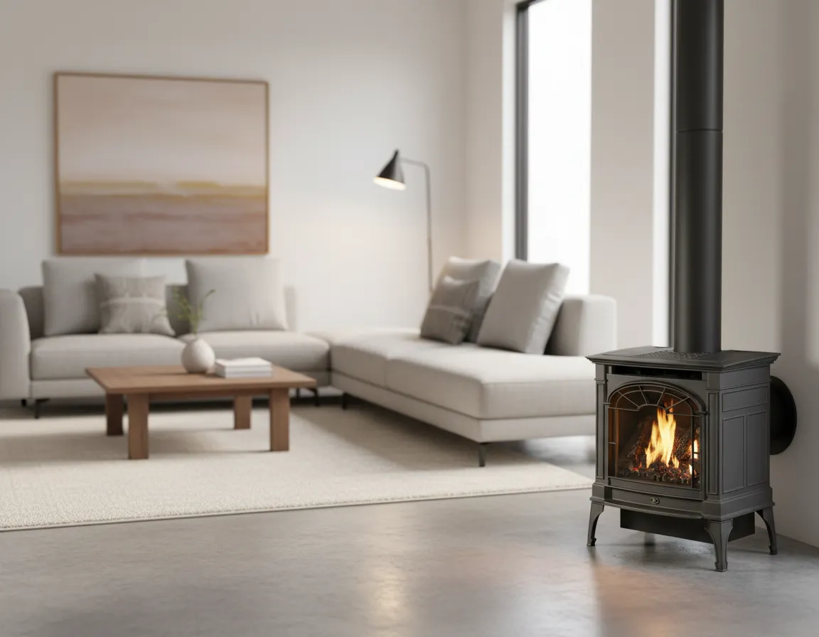 Lopi Greenfield Millivolt Gas Stove - hero