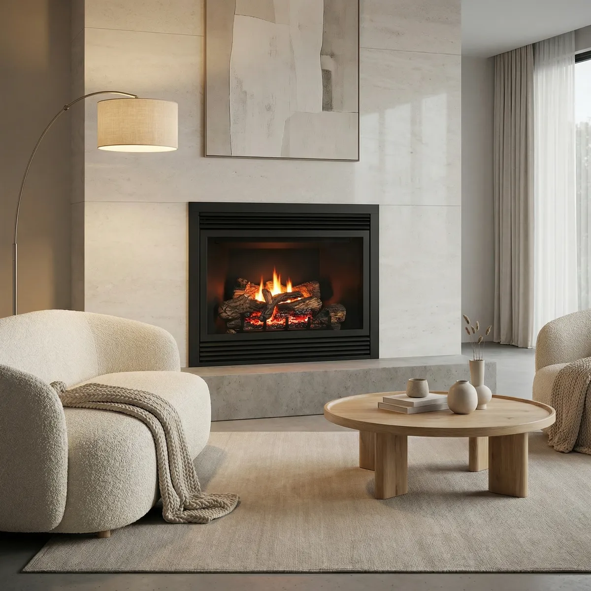 Madison DVD42 Deluxe Direct Vent Gas Fireplace - hero