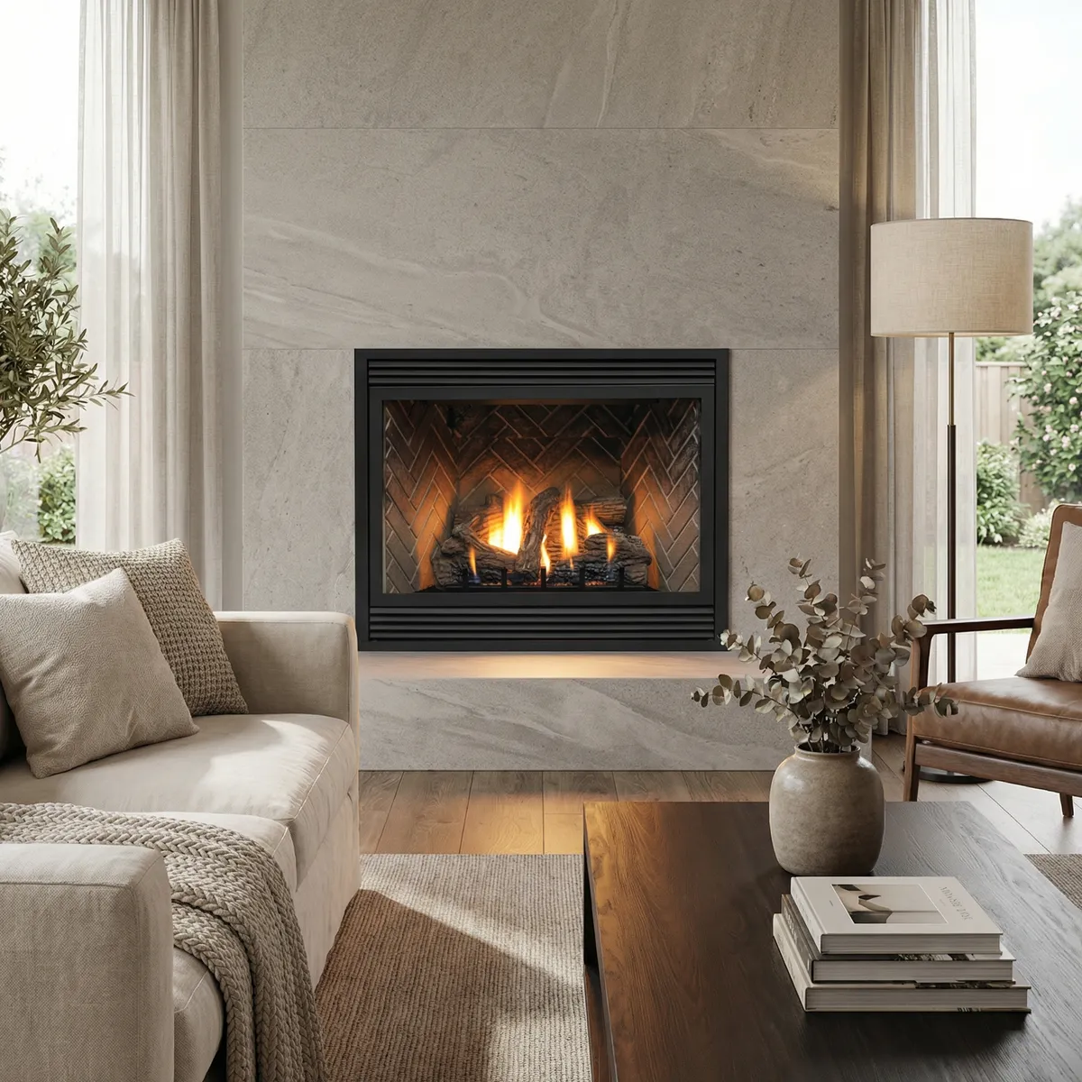 Madison DVP36 Premium Direct Vent Gas Fireplace - hero