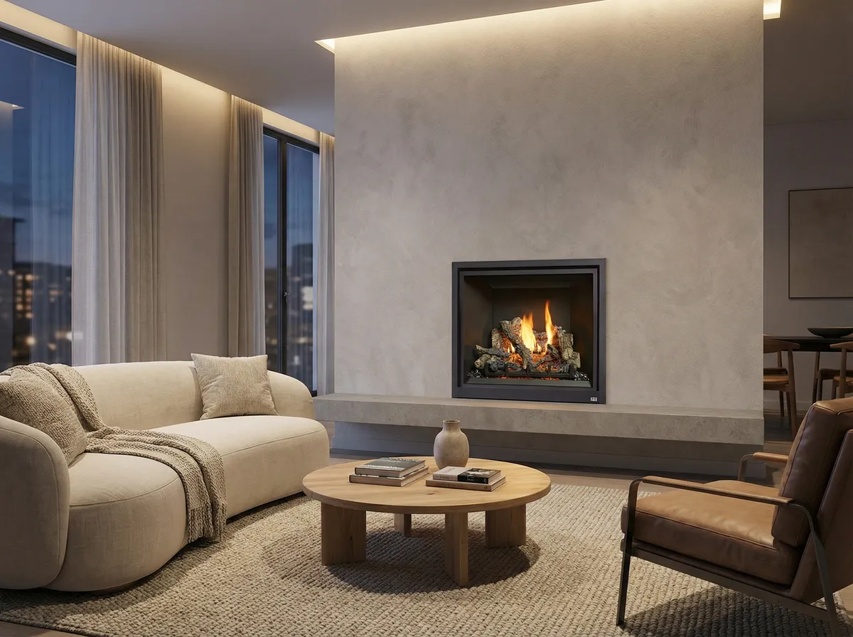 ProBuilder 36 Clean Face Gas Fireplace - hero