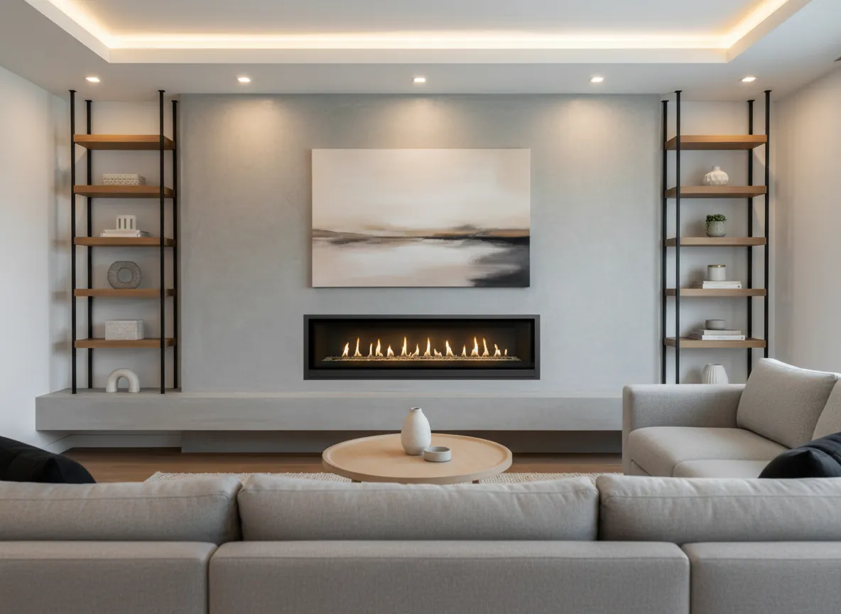 ProBuilder 54 Linear Deluxe GSR2 Gas Fireplace - hero