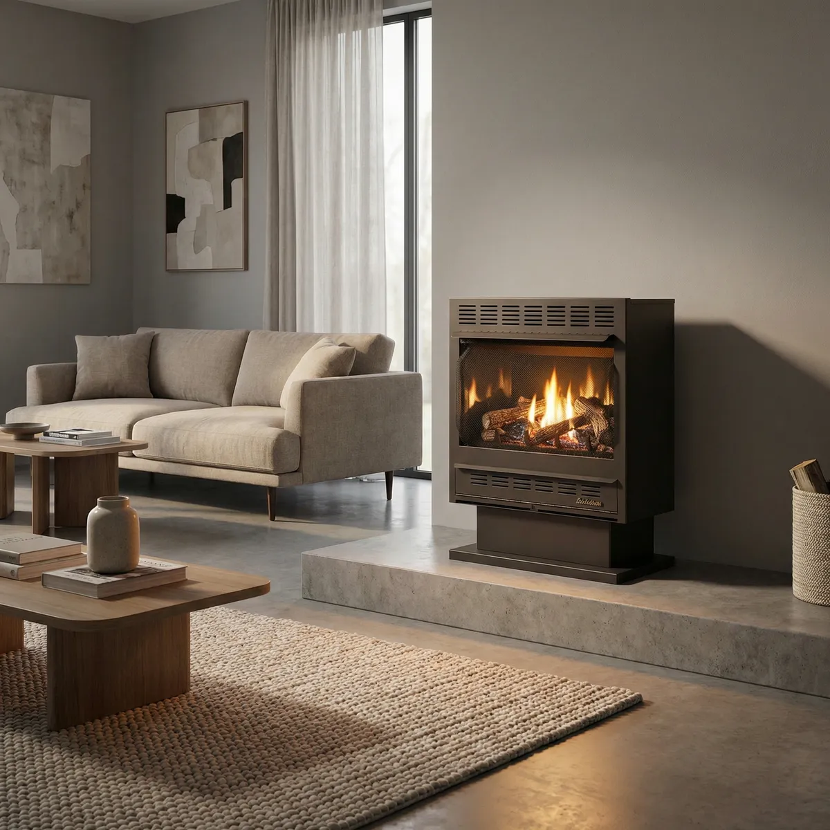 Spirit Cast Iron VF30 Vent-Free Gas Stove - hero