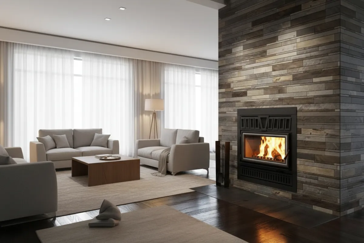 Valcourt Lafayette II Square High Efficiency Wood Fireplace - hero