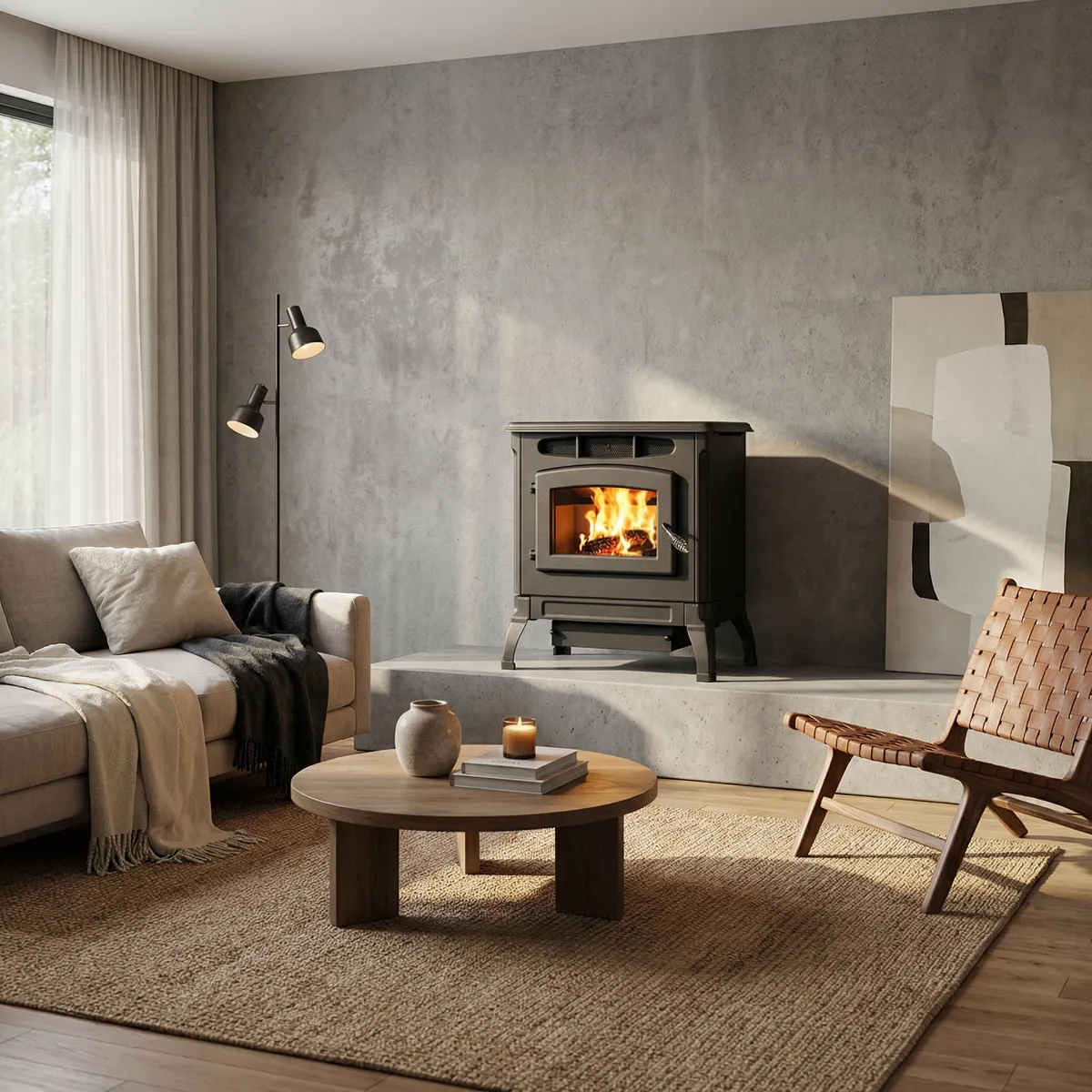 Valcourt Waterloo Square High Efficiency Wood Fireplace - hero